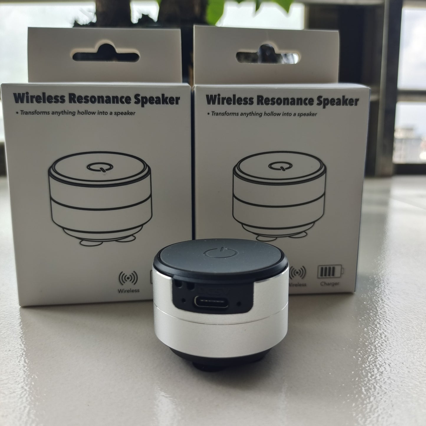 Quantum Stick-On Speaker | Feel the Beat on Any Surface!
