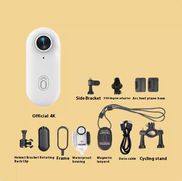 Quantum Action Camera for Sports – Waterproof , Wearable, Helmet & Bike Mount – Ultra-Compact with Magnetic Mount