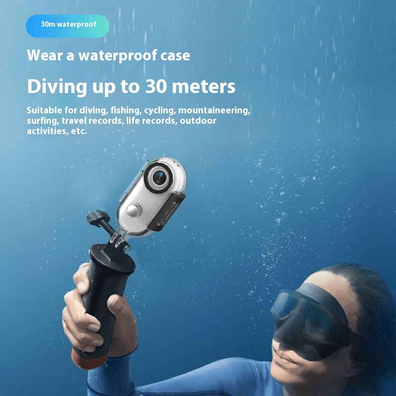 Quantum Action Camera for Sports  – Waterproof , Wearable, Helmet & Bike Mount  – Ultra-Compact with Magnetic Mount