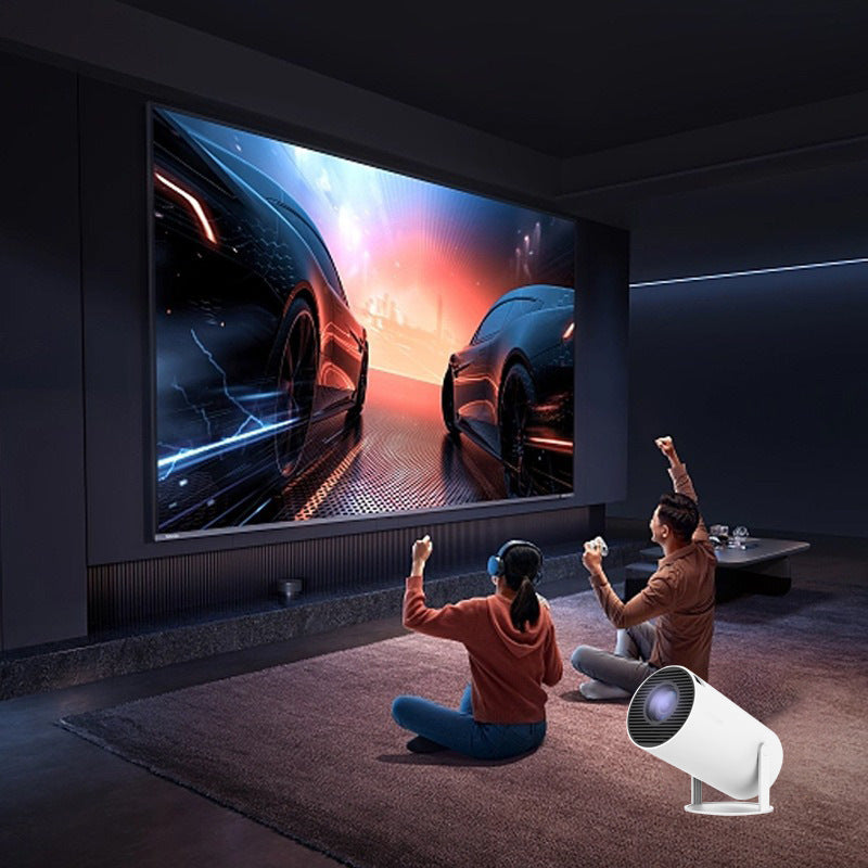 VoltBeam Fusion Premium | 720p Home Theater Projector with Remote Control And Built-in Streaming & Retro Games