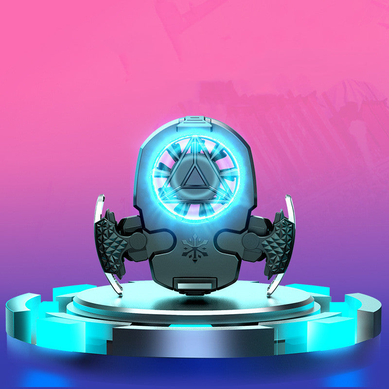 The Quantum Strike X ⚡ ❄️  – Multi-Function Mobile Gaming Accessory: Cooling Fan, Gamepad & Adjustable Stand