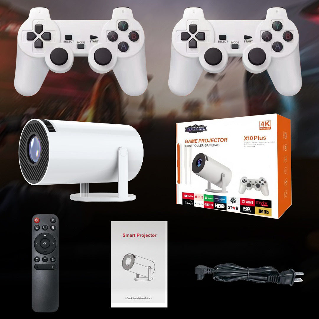 VoltBeam Fusion Premium | 720p Home Theater Projector with Remote Control And Built-in Streaming & Retro Games