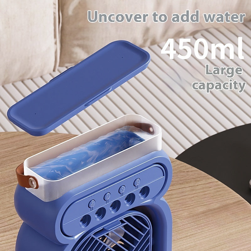 Quantum Air Conditioner ❄️ - Fan, Humidifier & Cooler with LED Lights