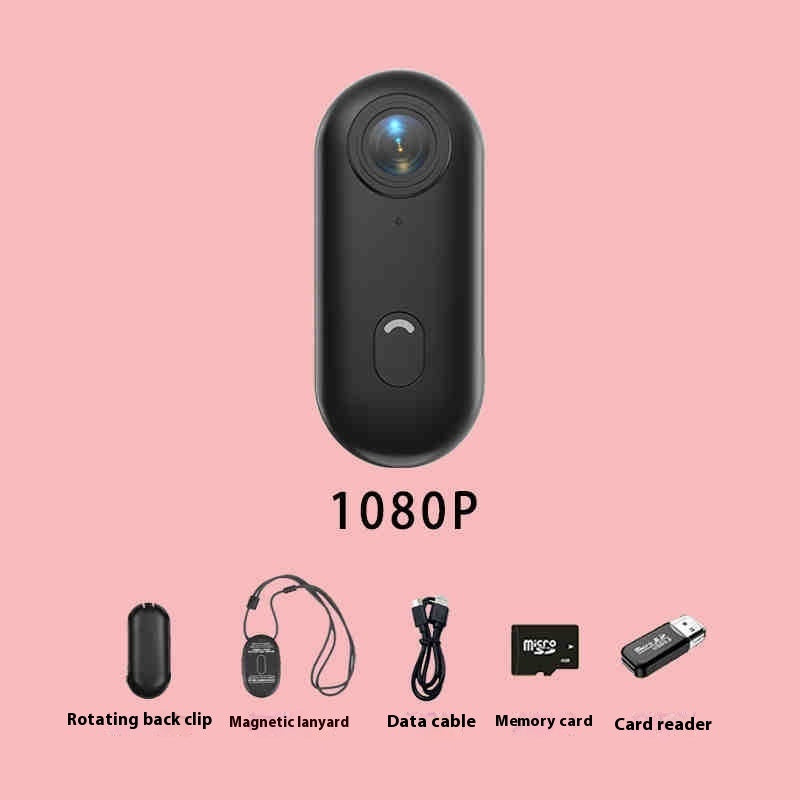 Quantum Action Camera for Sports  – Waterproof , Wearable, Helmet & Bike Mount  – Ultra-Compact with Magnetic Mount