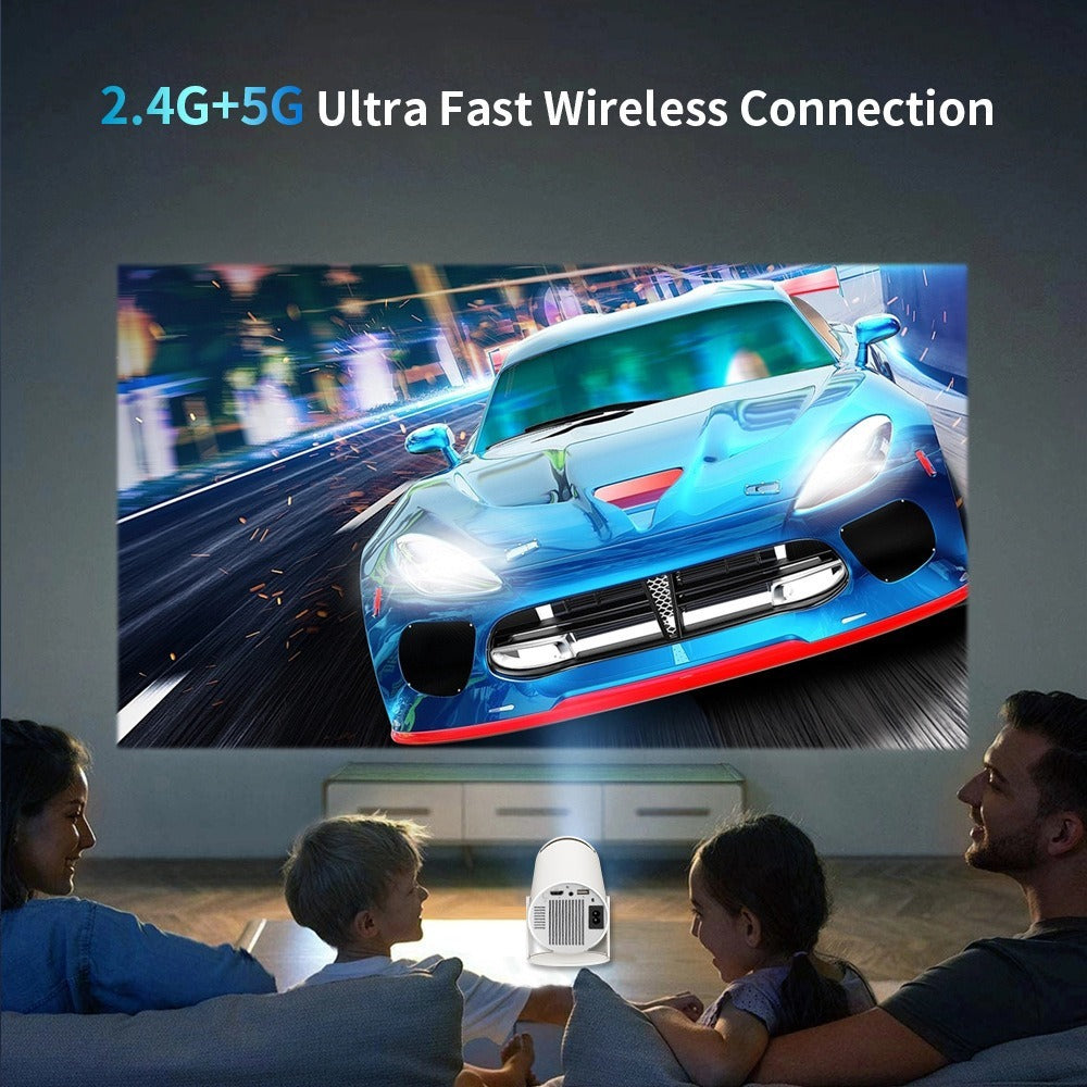 VoltBeam Fusion Premium | 720p Home Theater Projector with Remote Control And Built-in Streaming & Retro Games