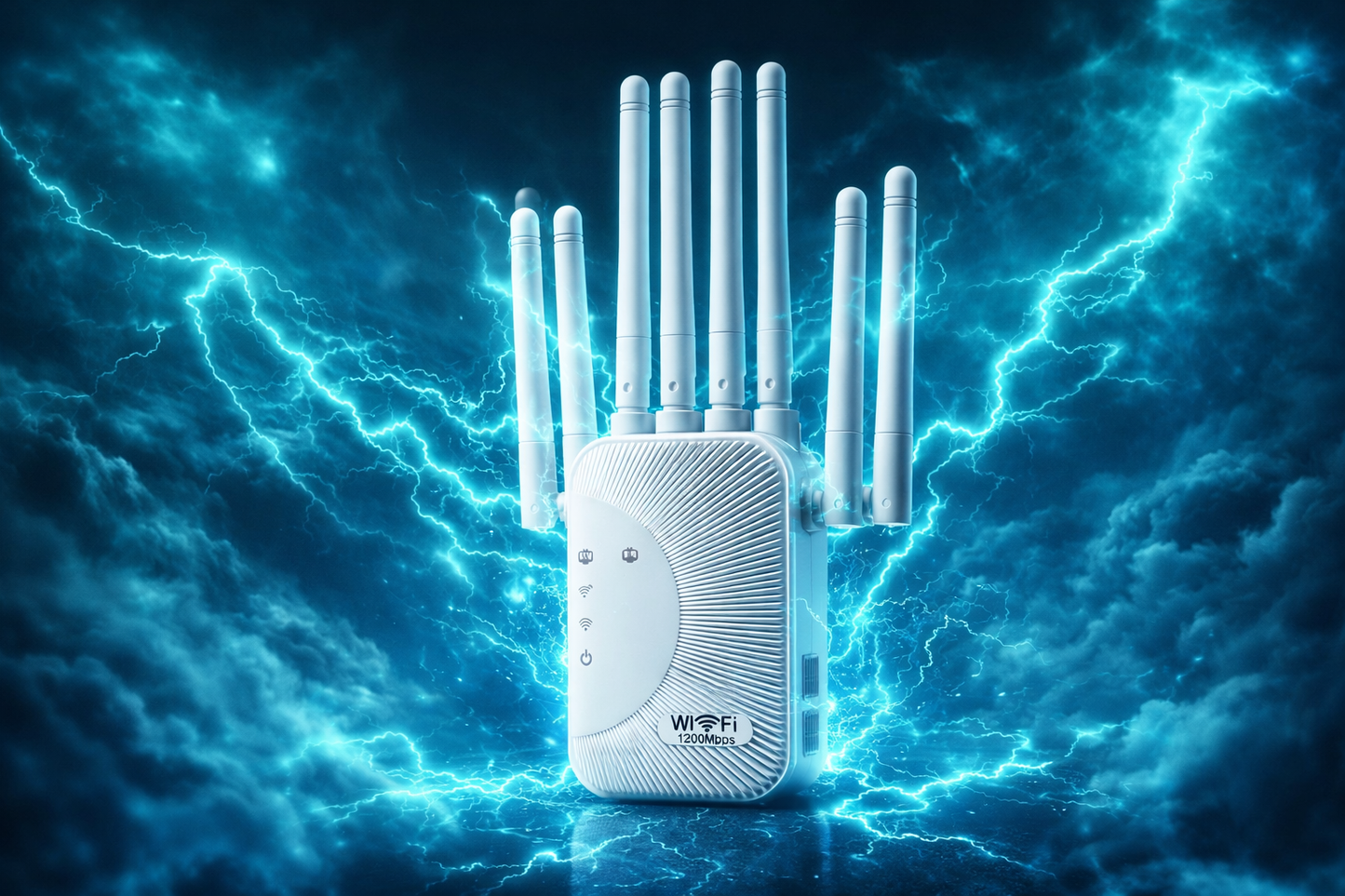 Quantum Ultra WiFi Amplifier 🌐💥 – Long Range Signal Booster for Streaming, Gaming & Smart Home Devices, Dual-Band Coverage with Easy Setup