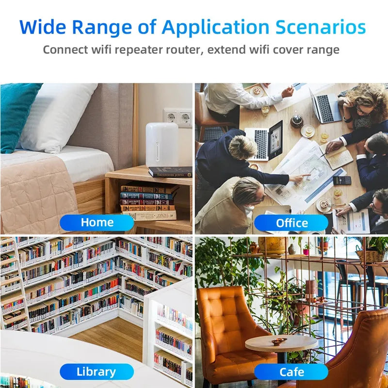 Quantum Ultra WiFi Amplifier 🌐💥 – Long Range Signal Booster for Streaming, Gaming & Smart Home Devices, Dual-Band Coverage with Easy Setup