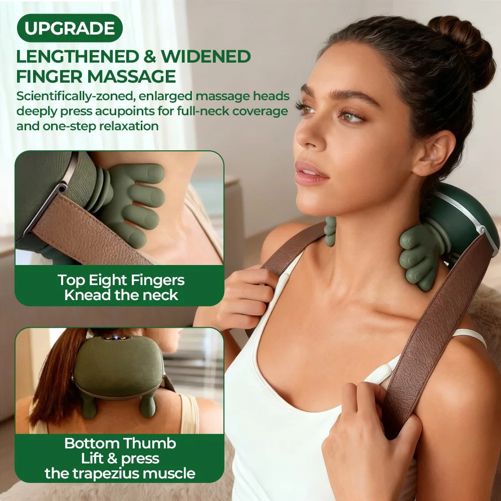Quantum CerviLux Pro Smart Cervical Neck Therapy Massager System 💎⚡💆‍♂️
