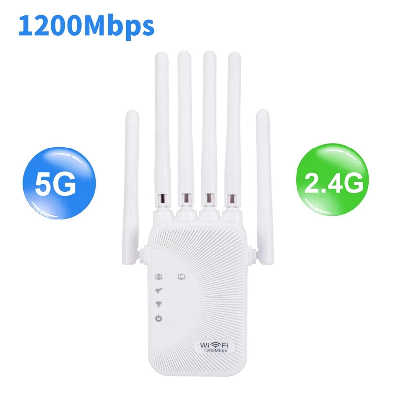 Quantum Ultra WiFi Amplifier 🌐💥 – Long Range Signal Booster for Streaming, Gaming & Smart Home Devices, Dual-Band Coverage with Easy Setup