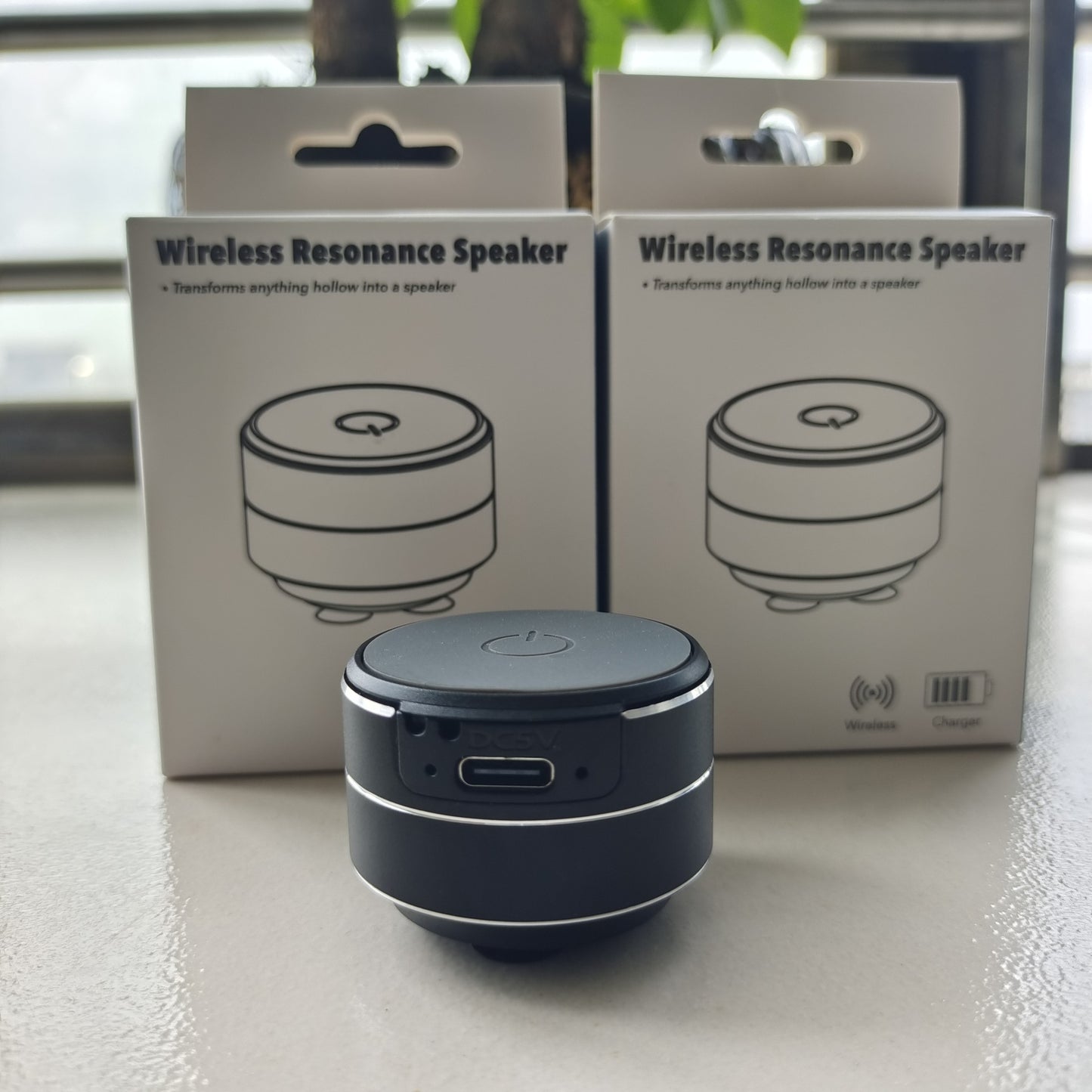 Quantum Stick-On Speaker  | Feel the Beat on Any Surface!