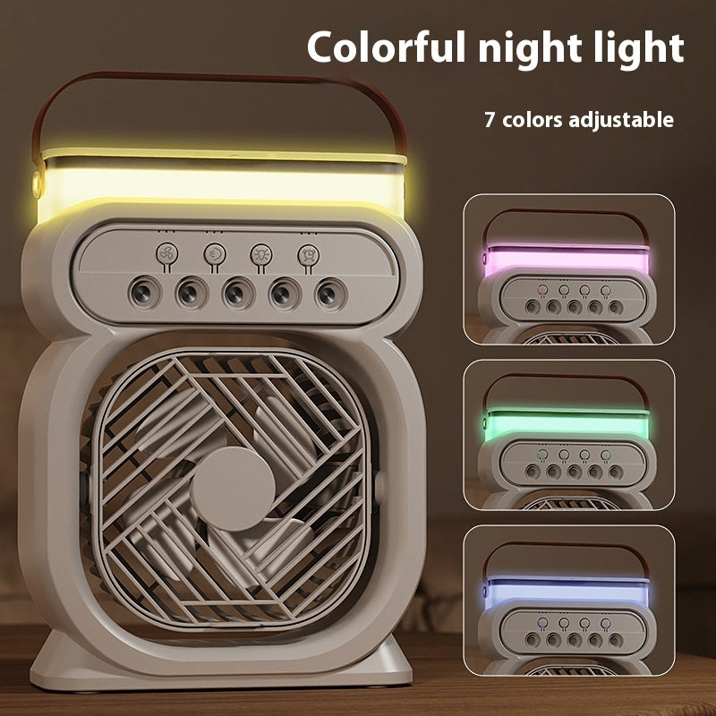 Quantum Air Conditioner ❄️ - Fan, Humidifier & Cooler with LED Lights