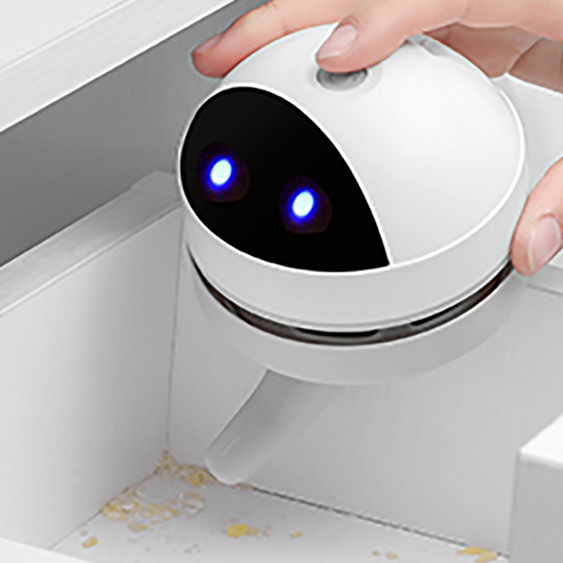 ⚡VoltBot Mini USB Vacuum – Cute Robot Keyboard Cleaner with 5000Pa Suction, Portable Dust Buster for PC, Laptop, Desk – Fun Gadget Gift for Gamers & Office Workers