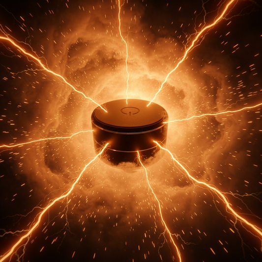 Orange energy black device
