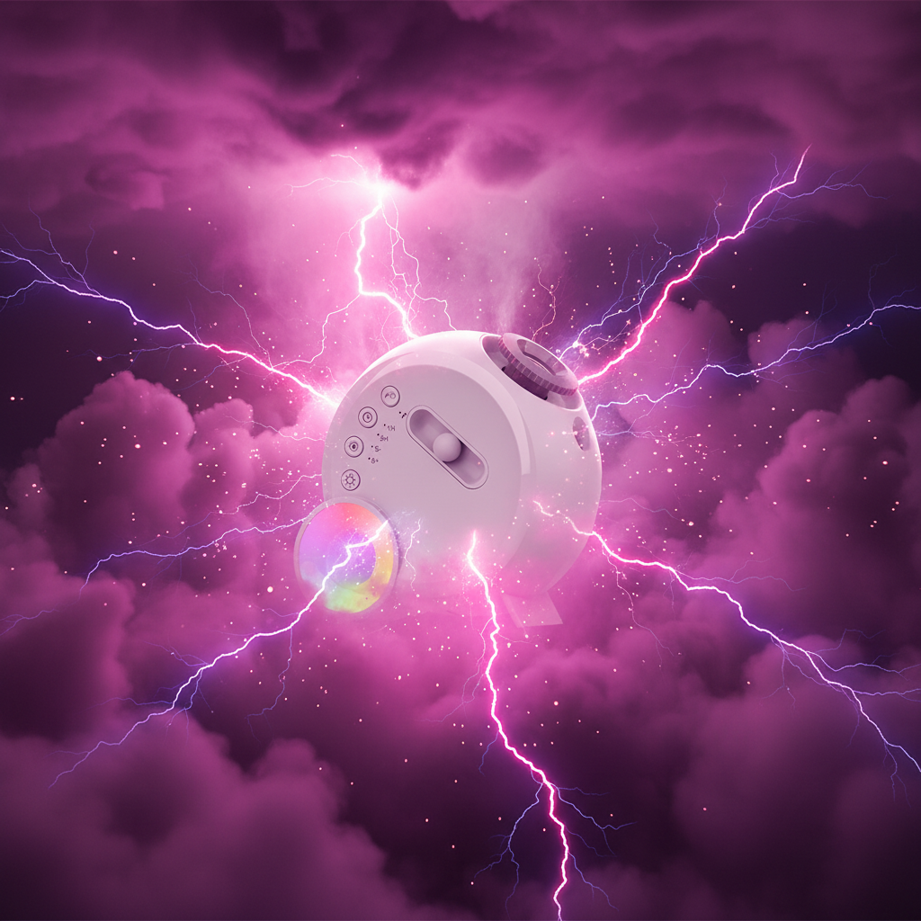 Pink to purple gradient energy humidifier